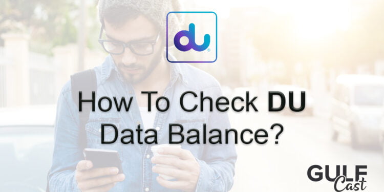 How To Check DU Data Balance?