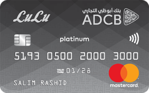 ADCB lulu platinium credit card